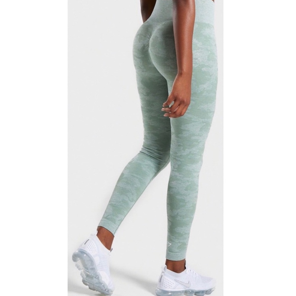 GYMSHARK Camo Seamless Leggings